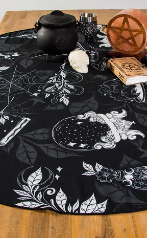 Wild Witch Tablecloth | Round-Tragic Beautiful-Tragic Beautiful