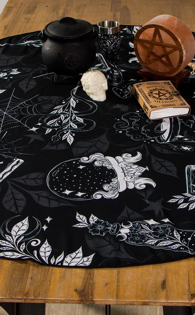 Wild Witch Tablecloth | Round-Tragic Beautiful-Tragic Beautiful