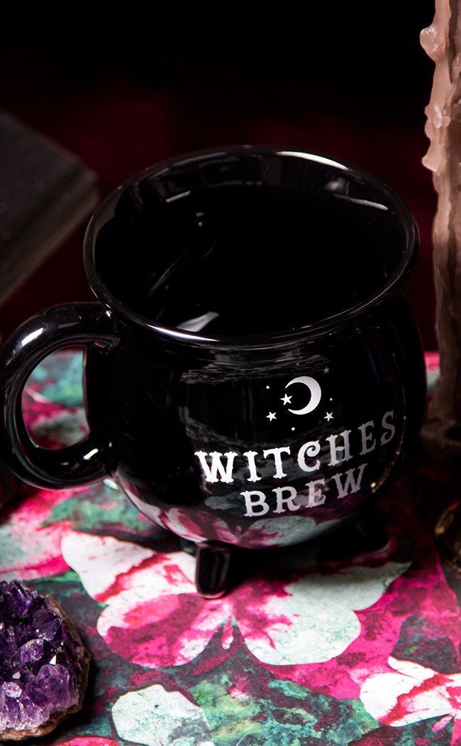 Witches Brew Cauldron Mug-Homewares-Tragic Beautiful