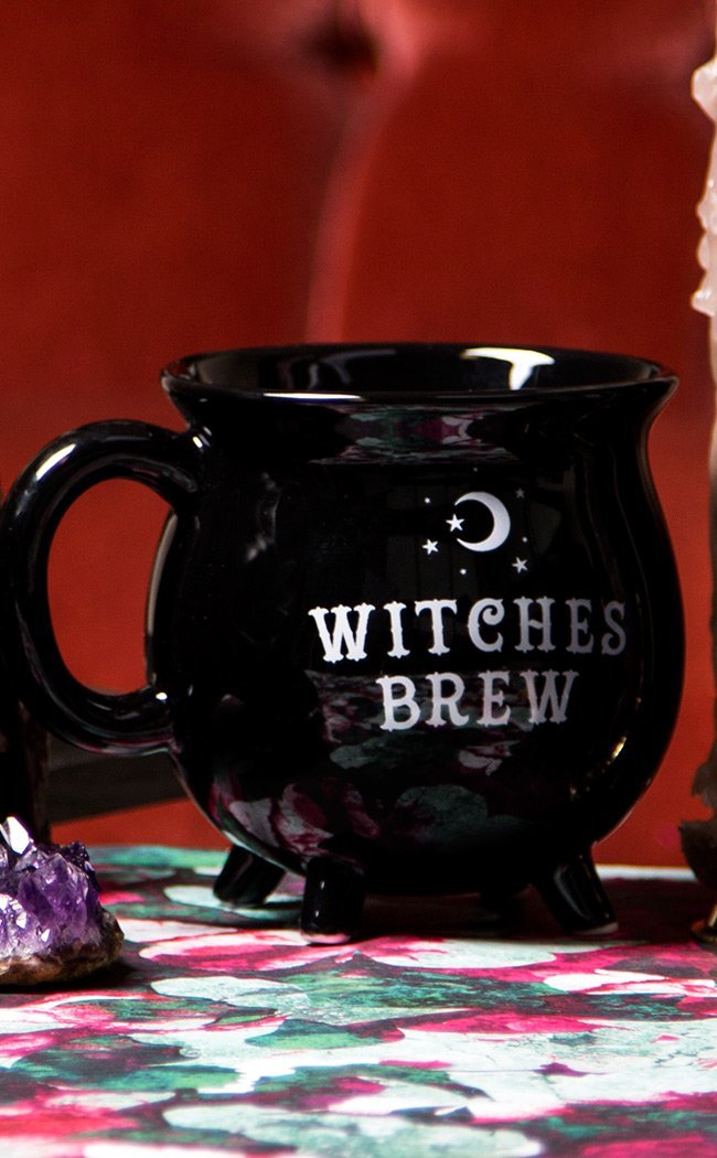 Witches Brew Cauldron Mug-Homewares-Tragic Beautiful