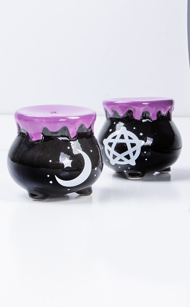 Witches Brew Cauldron Salt and Pepper Set-Homewares-Tragic Beautiful
