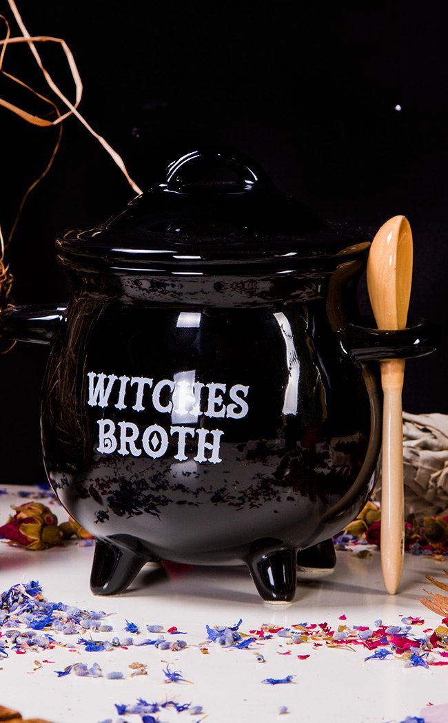 Witches Broth Soup Bowl & Spoon-Homewares-Tragic Beautiful