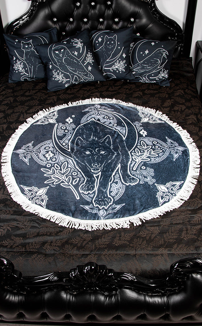 Wolfsbane Throw Blanket-The Haunted Mansion-Tragic Beautiful