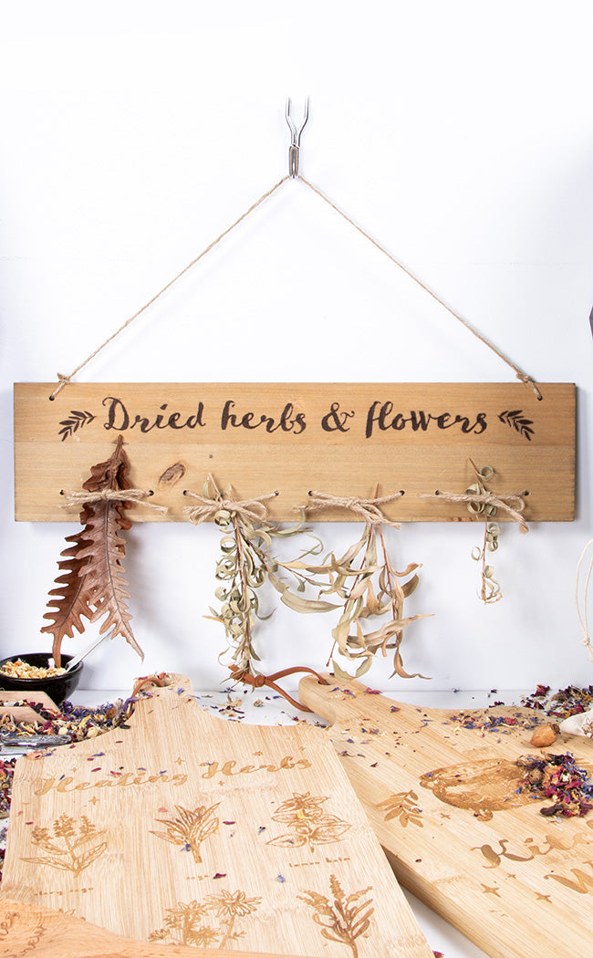 Wooden Herb and Flower Drying Rack-Homewares-Tragic Beautiful