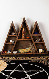 Wooden Mini Shelf | Pyramids-TB-Tragic Beautiful