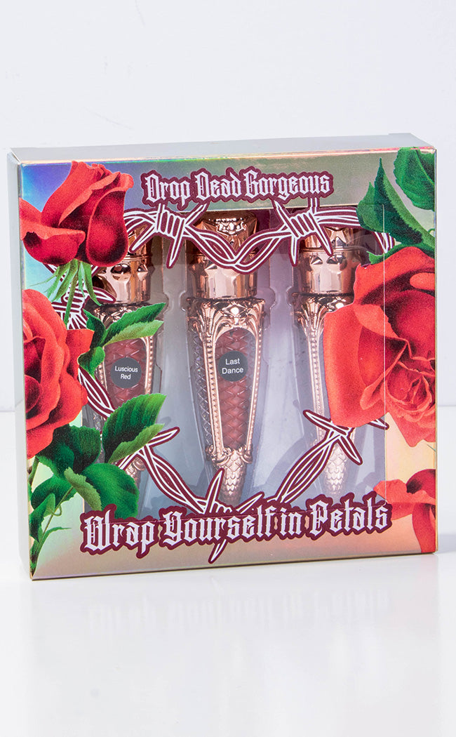 Wrap Yourself In Petals Lip Trio-Drop Dead Gorgeous-Tragic Beautiful