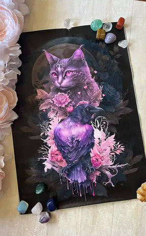 You Look Familiar A3 Canvas Print-Gothic Gifts-Tragic Beautiful