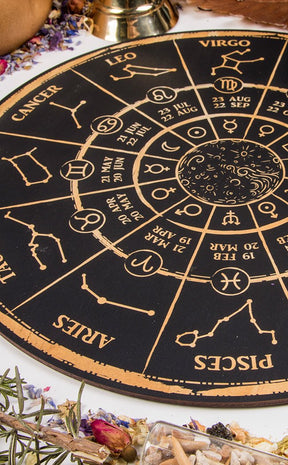 Zodiac Wheel Astrology Board-Yiska-Tragic Beautiful