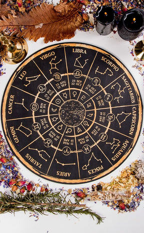 Zodiac Wheel Astrology Board-Yiska-Tragic Beautiful