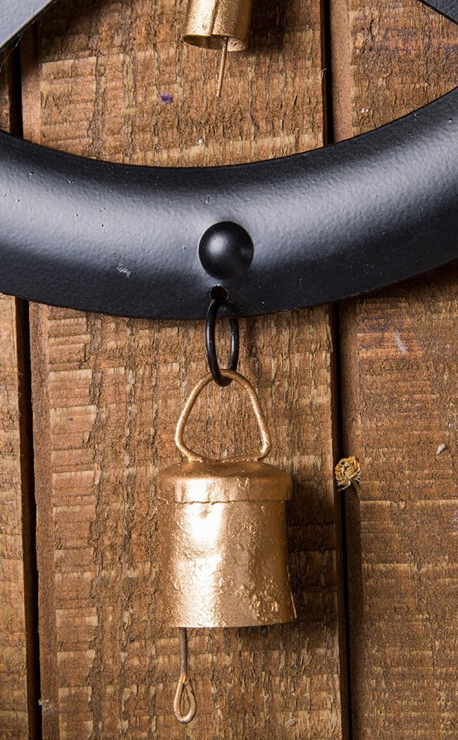 Black Pentagram Wind Chime-TB-Tragic Beautiful