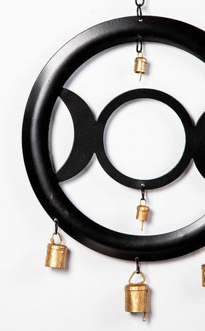 Black Wind Chime | Triple Moon-TB-Tragic Beautiful