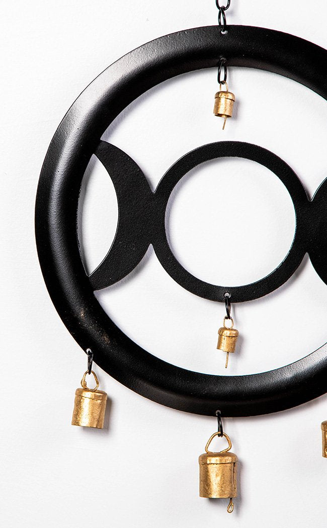 Black Wind Chime | Triple Moon-TB-Tragic Beautiful