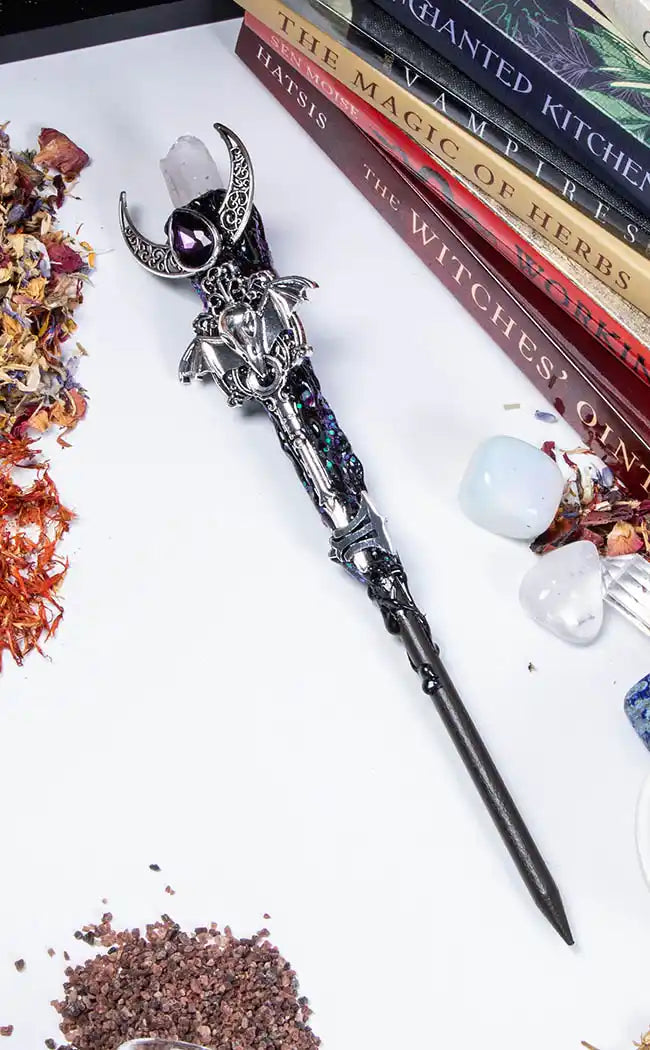 Key to Magic Crystal Wand | Witchcraft Tools & Altar Supplies