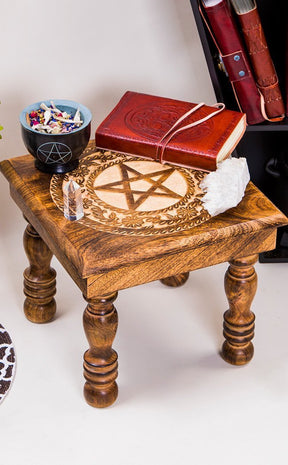 Altar Table Square Pentagram-TB-Tragic Beautiful