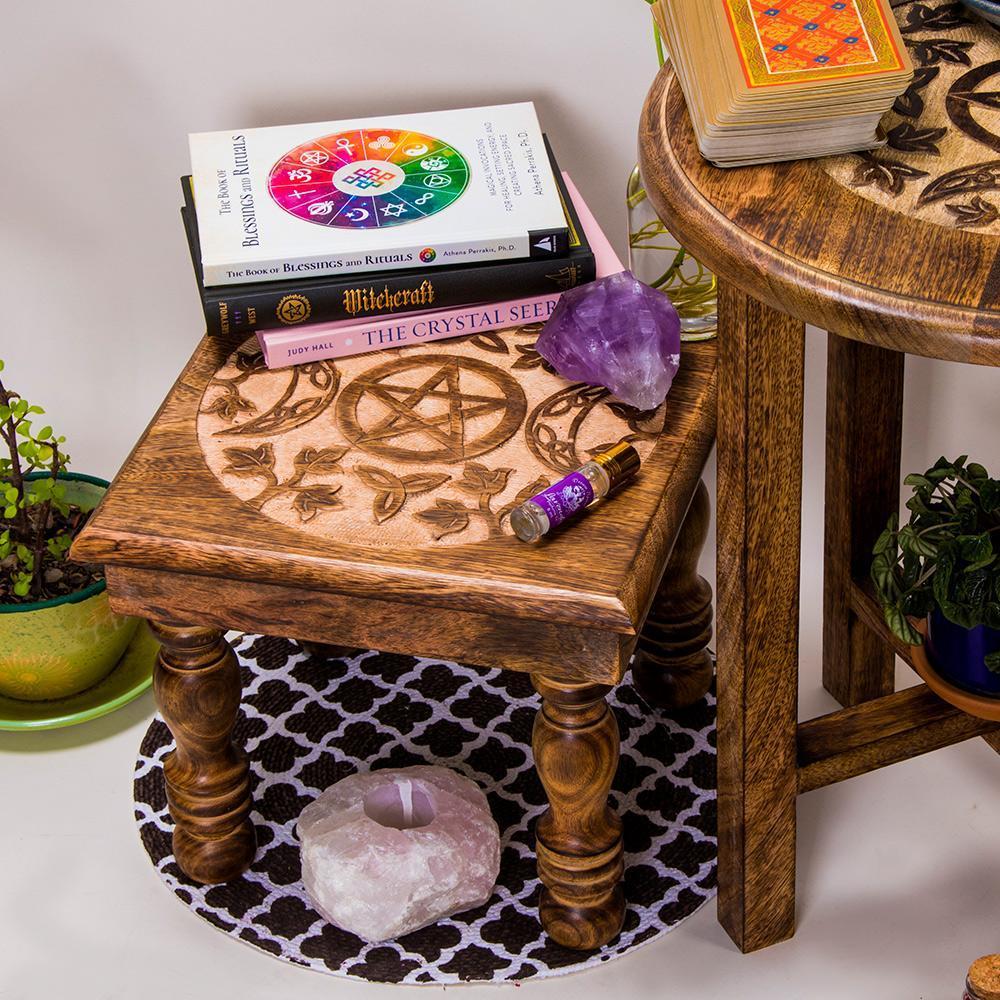 Altar Table Square Triple Moon-TB-Tragic Beautiful