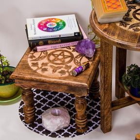 Altar Table Square Triple Moon-TB-Tragic Beautiful