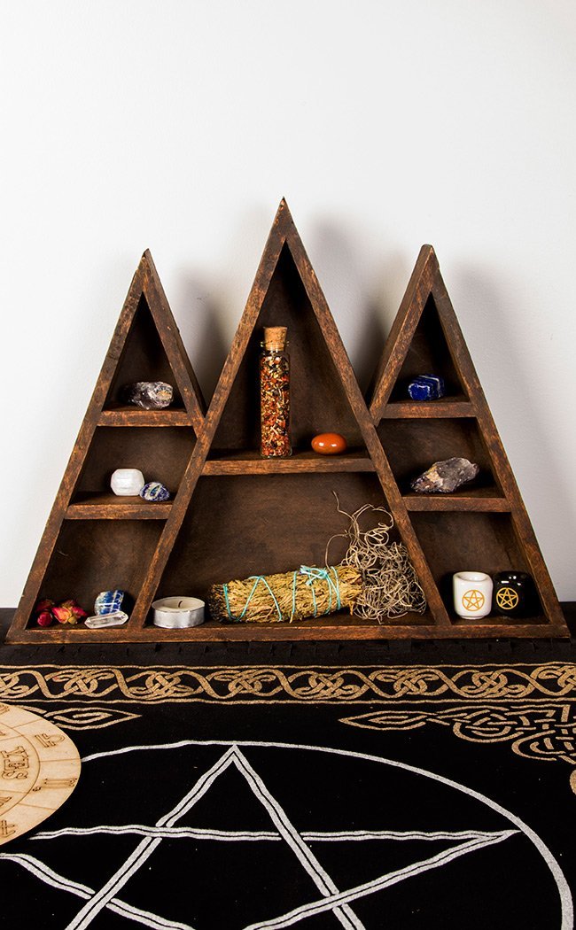 Wooden Mini Shelf | Pyramids-TB-Tragic Beautiful