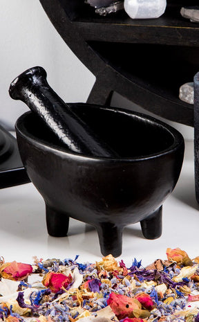 Wrought Iron Mortar and Pestle-TB-Tragic Beautiful
